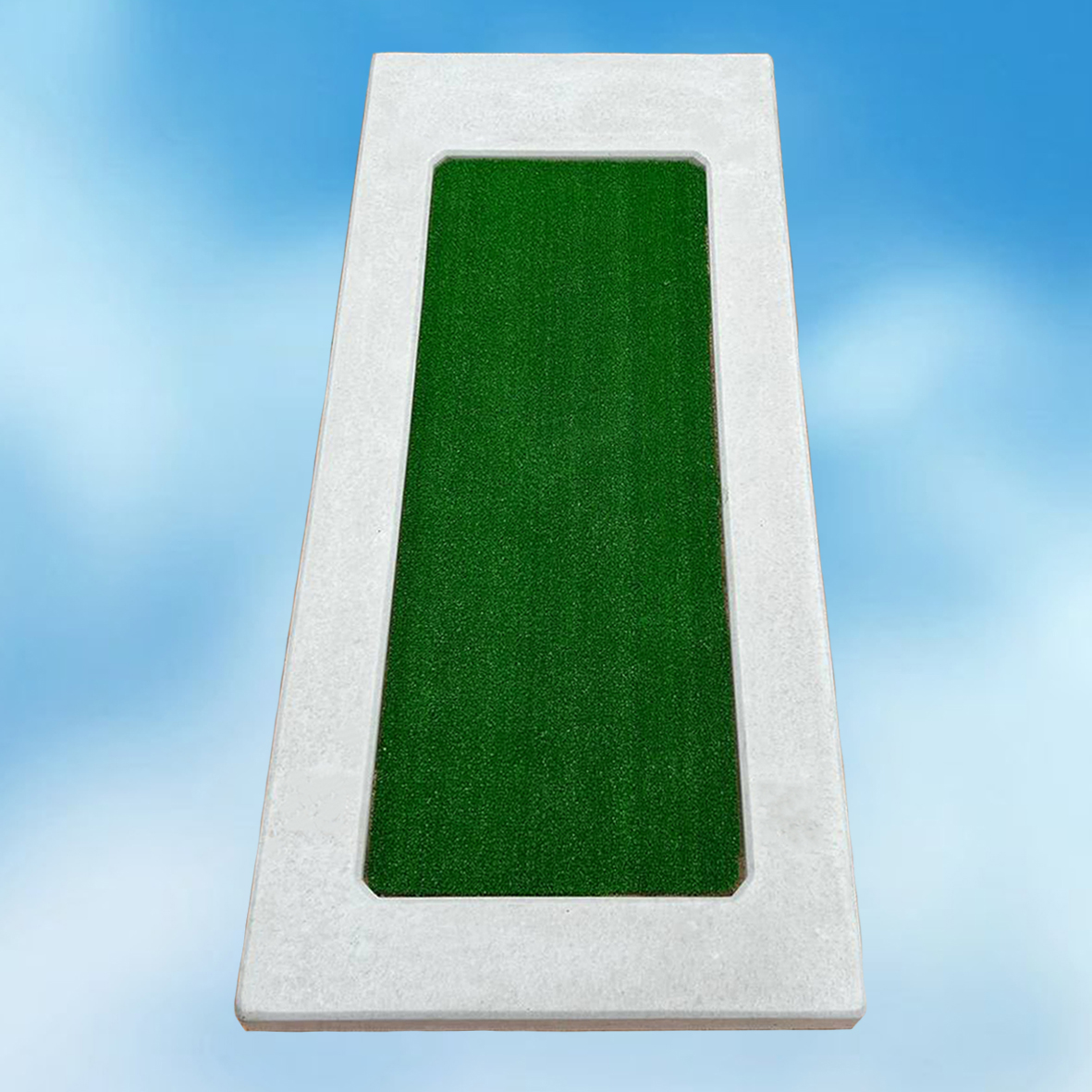 Классический цветник на могилу эконом