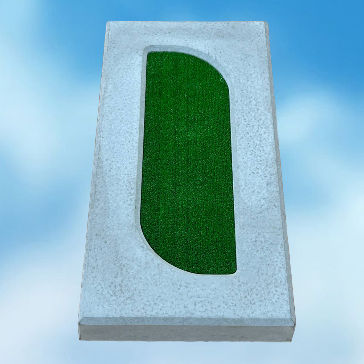 Цветник малый фигурный эконом на могилу